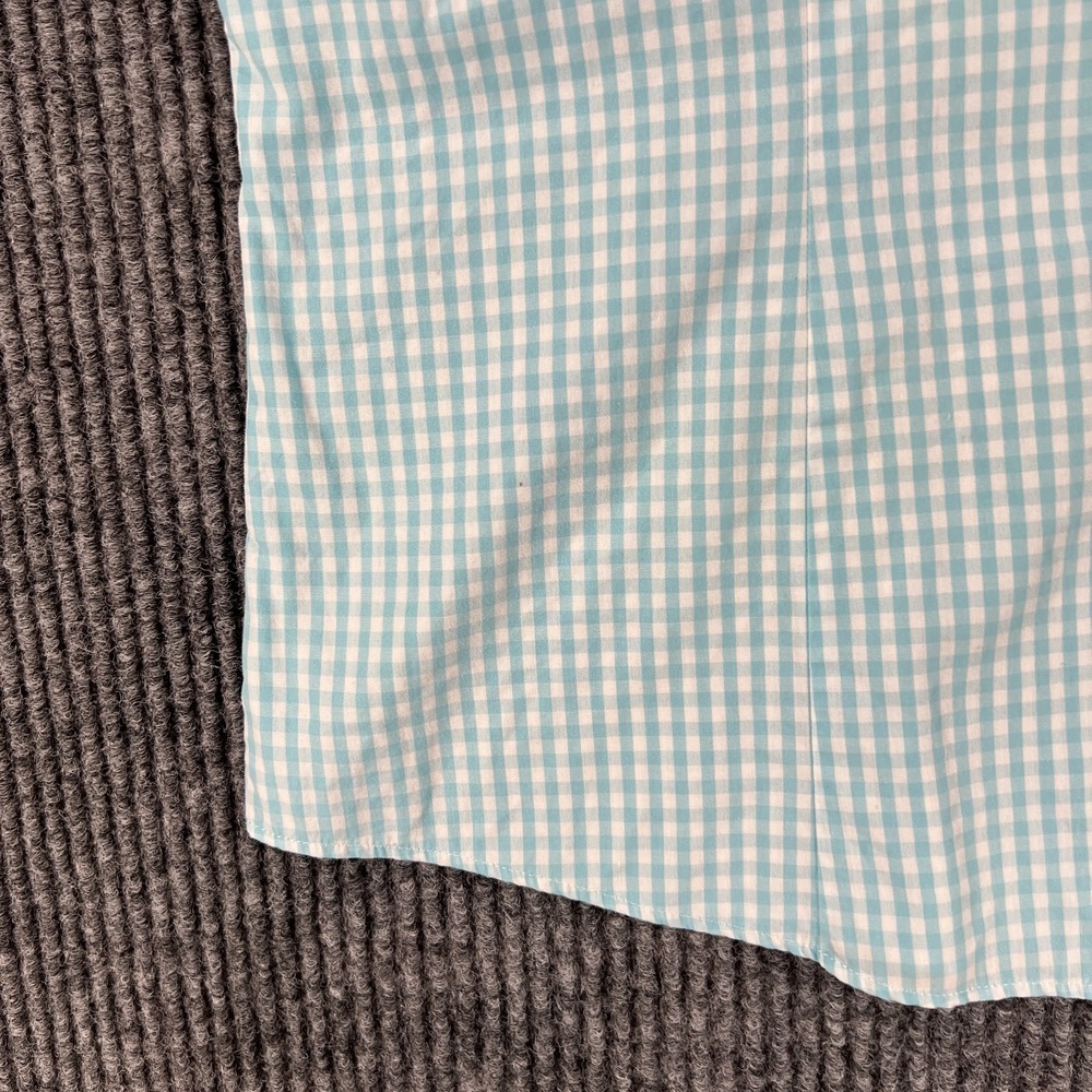 Brooks Brothers Shirt Girls Size 8 Blue Check Long Sleeve Button Up Casual - Picture 6 of 13